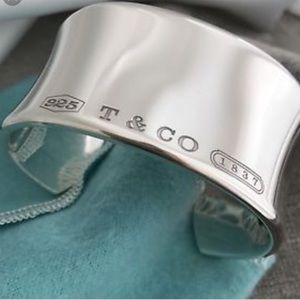 🌟 Tiffany & Co. 1837 Cuff in Sterling Silver 925